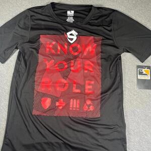 NWT Overwatch League Youth Large Black Shanghai Dragons T-Shirt Know Your Role